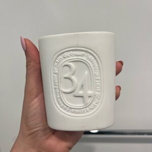 Empty Diptyque 34 Ceramic Jar 7.3oz